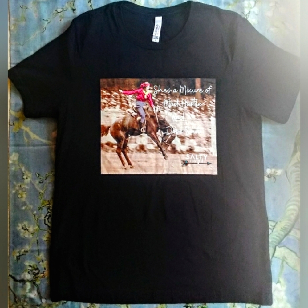 ⭐Bundle 5 for 25 with anything marked with a star. Rodeo Cowgirl Graphic T-shirt